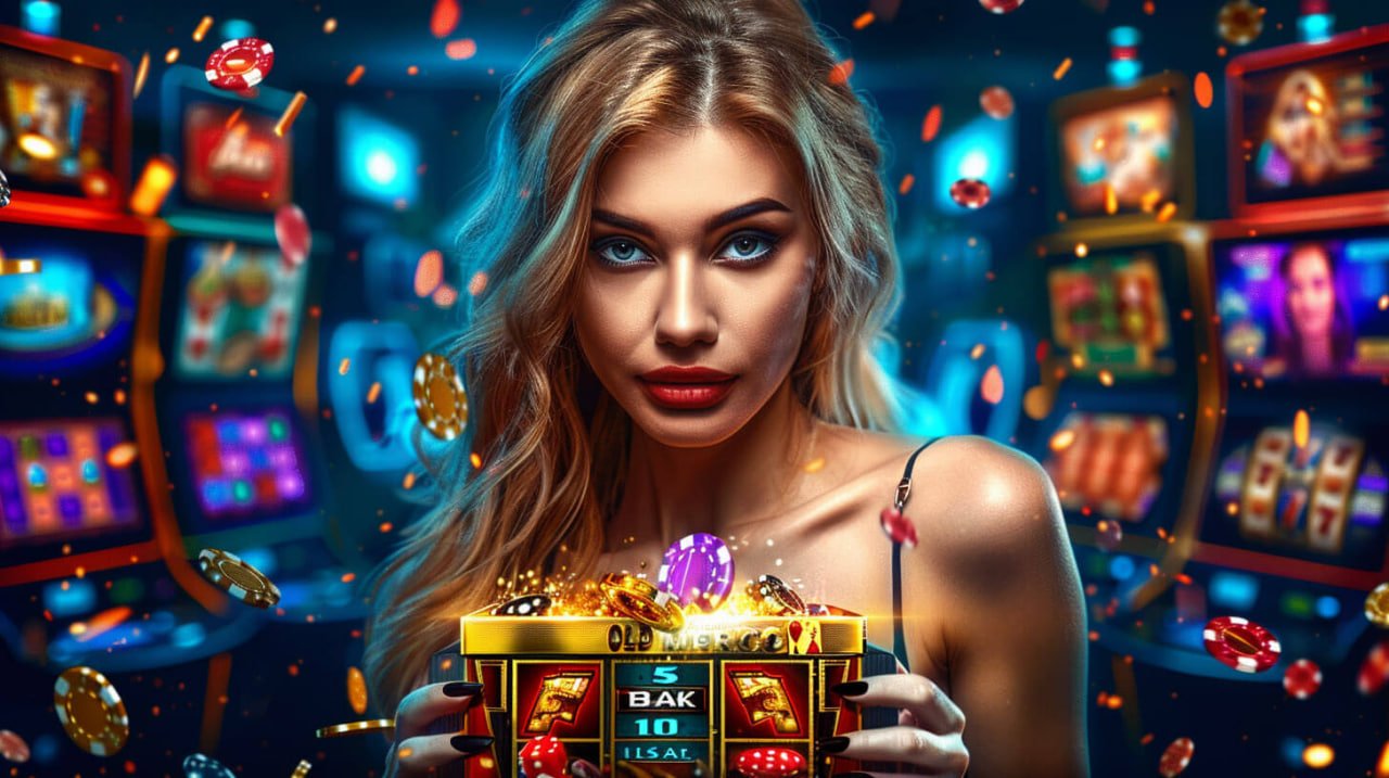 Slot game reels spinning on a mobile device screen